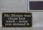 EM2366 Magneet: My house was clean last week-… EM2366