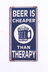 EM5385 Magneet: Beer is cheaper than therapy. EM5385