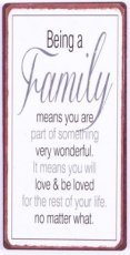 EM5492 Magneet: Being a family means you are... EM5668