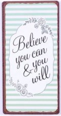 EM5645 Magneet: Believe you can & you will. EM5645