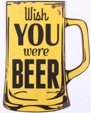 Tekstbord: Wish you were beer EM5751