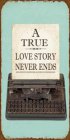 EM3675 Magneet: A true love story never ends. EM3675