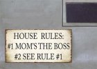 Magneet: House rules: #1. Mom's the boss ... EM2359