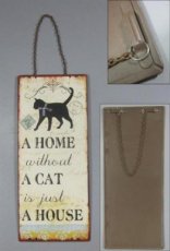 Tekstbord 332 Tekstbord: A home without a cat… EM3074