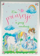Depesche Kinderkaart 28 Wenskaart Prinsesje jarig