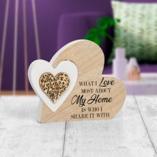 Lesser LP47733 Houten hartje What I love most about my home