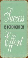 EM3949 Magneet: Succes is dependent on effort. EM3949