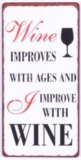 EM5859 Magneet: Wine improves with ages and... EM5859
