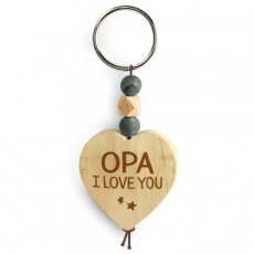 Sleutelhanger Opa I love you