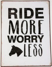 Tekstbord: Ride more worry less EM7176