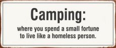 Tekstbord 365 Tekstbord: Camping: Where you spend... EM5119