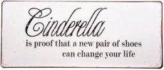 Tekstbord 104 Tekstbord: Cinderella is proof that a new...EM5130