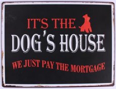 Tekstbord 153 Tekstbord: It's the dog's house we just... EM5779